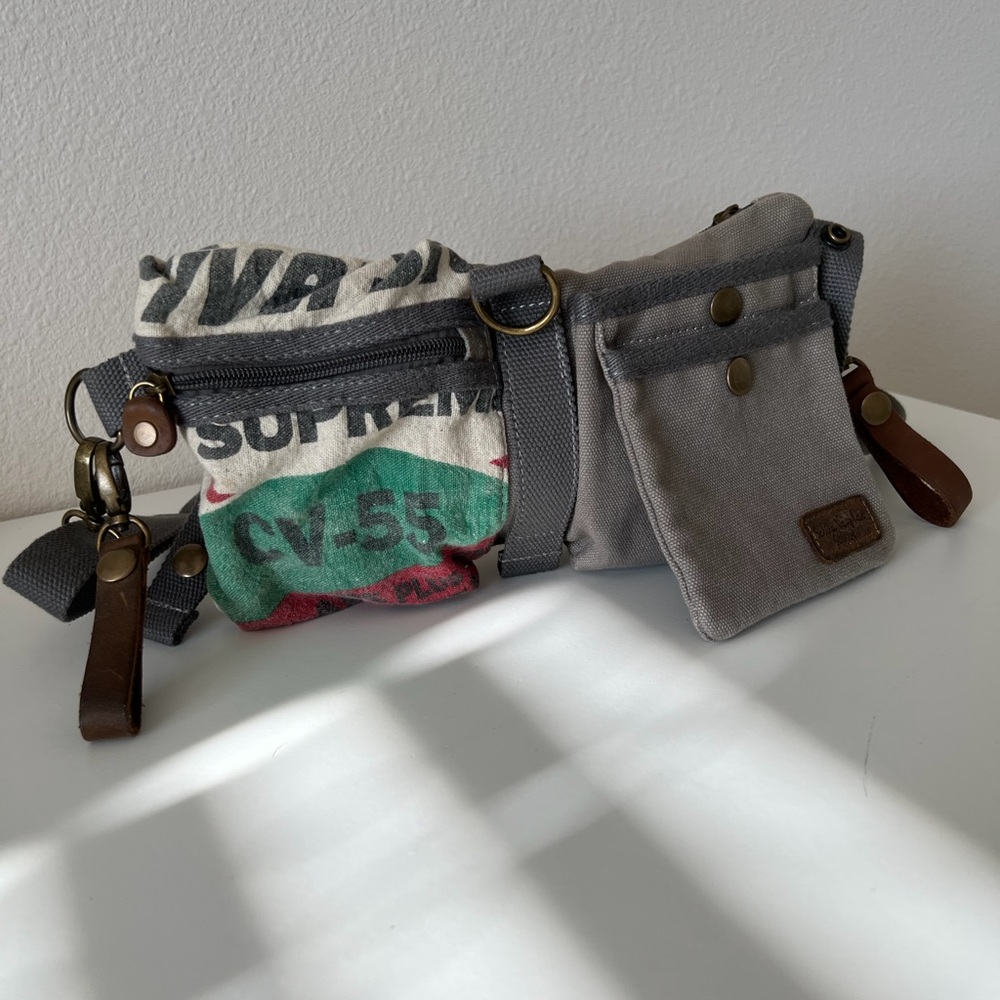Selina Vaughan Studios Vintage Seed Sack Cross Body Bag